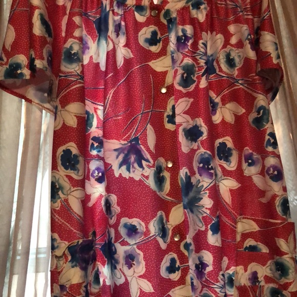 Vintage 60s Bed Jacket - Picture 2 of 8